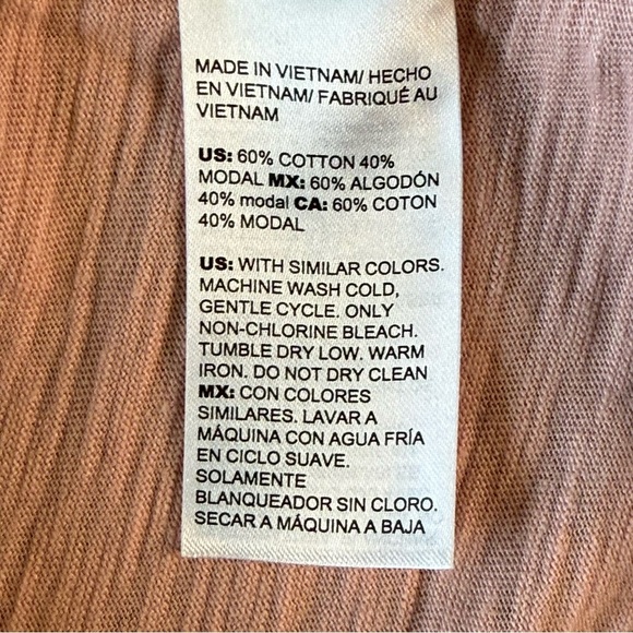 Chicos The Ultimate Tee Sleeveless Pink Top size 0 = Size small 4‎ cotton modal - Picture 8 of 9